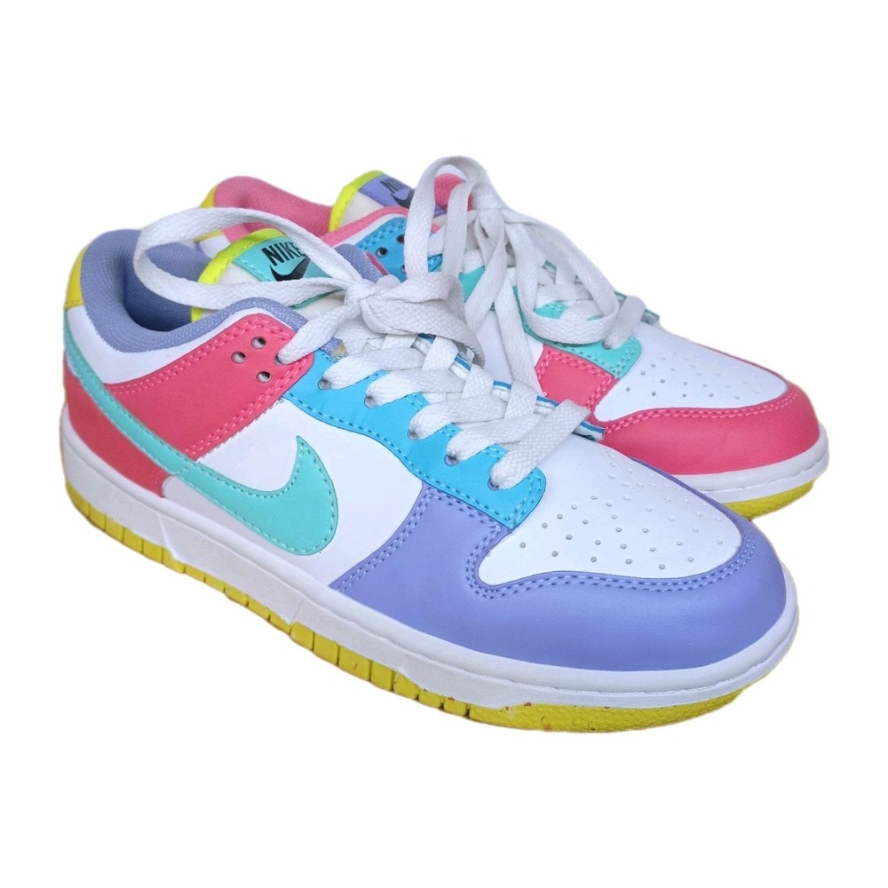 Nike Dunk‎ Low Easter Candy Purple Pink DD1872-100 Shoes Sneakers Women's Sz 6.5